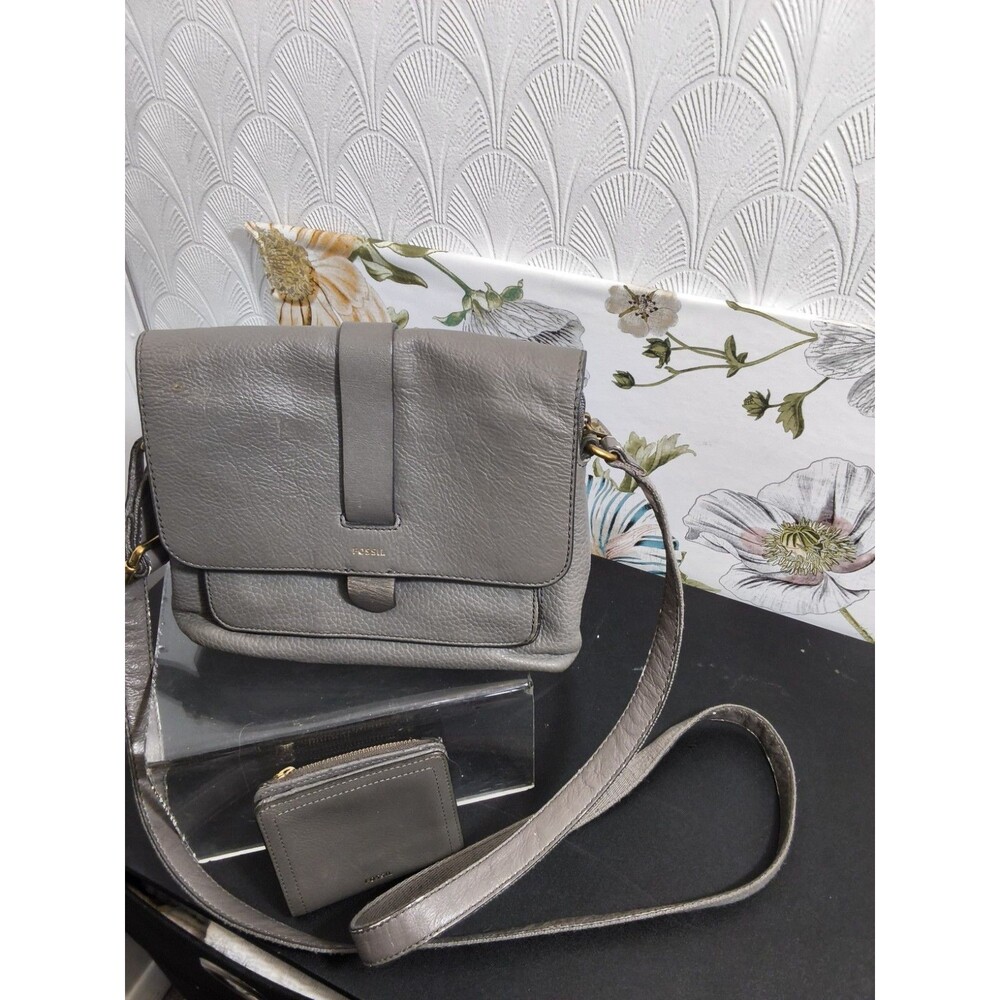 Fossil crossbody bag with matching wallet